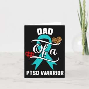 Papa PTSS Bewustzijn Leopard Post-traumatische Str Kaart