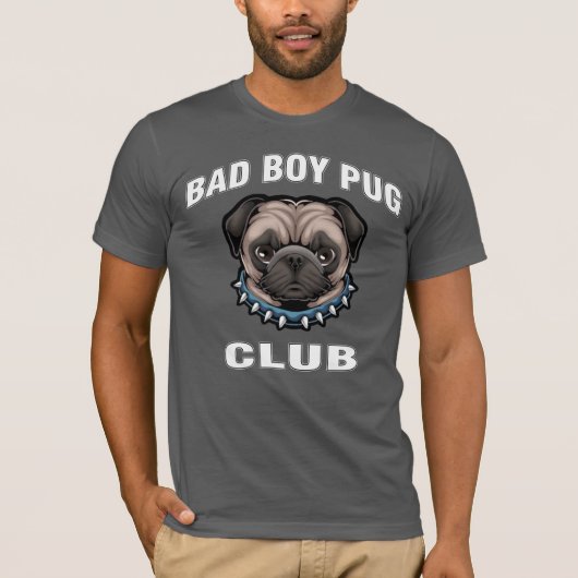 Papa Pug Lover T-shirt (Voorkant)