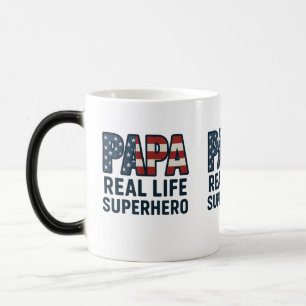 PAPA Real Life Superhero Magische Mok