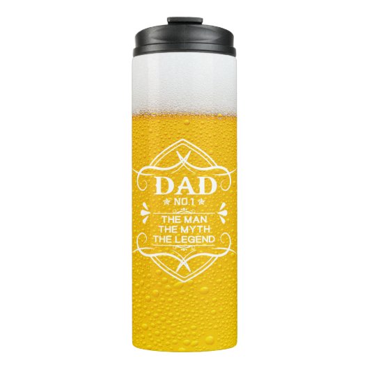 Papa Realistic Beer Suds Thermosbeker (Voorkant)