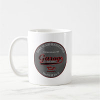 Papa repareert het Garage Koffie Mokken & Cups