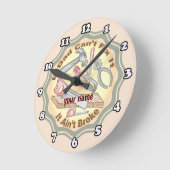 Papa repareren ronde klok (Hoek)