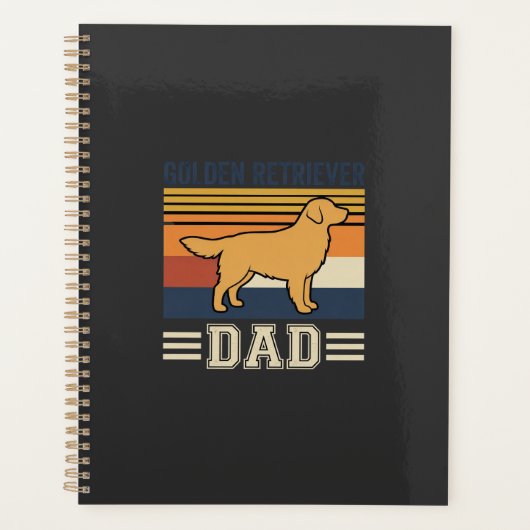 Papa Retriever doré Chien Rétro (Devant)