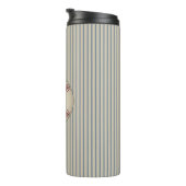 Papa Retro Baseball Thermische Tumbler Thermosbeker (Geroteerd rechts)