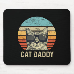 Papa Retro Kat Sungles Cool Kat Papa Gift Vaders Muismat
