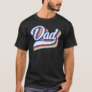 Papa Retro Vaderdag... nieuwe vader papa... T-shirt