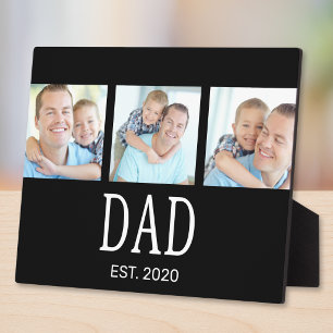 Papa Richtte Elegant Schrift 3 Foto Zwart Fotoplaat