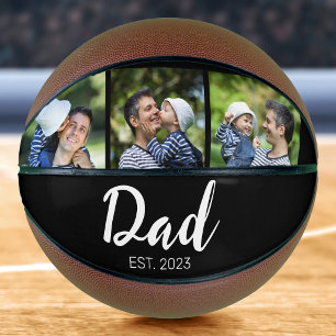 Papa Richtte Modern Schrift Zwart 3 Foto Basketbal
