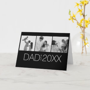 Papa Richtte Moderne Drie Foto Op Kaart