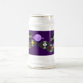 Papa Rocks MoonDreams Retro Records Beer Stein Bierpul (Center)