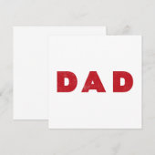 Papa [Rode vervormde tekst] (Voorkant / Achterkant)