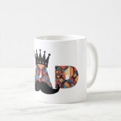 Papa Royale génial : Mug Motif géométrique (Devant droit)