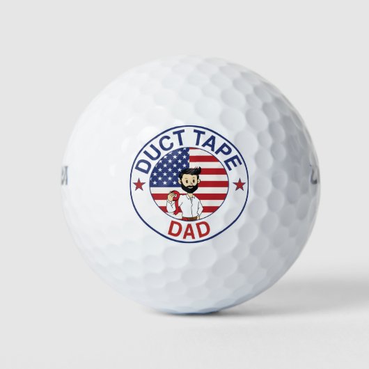 Papa Ruban Adhésif - Balle de Golf (Devant)