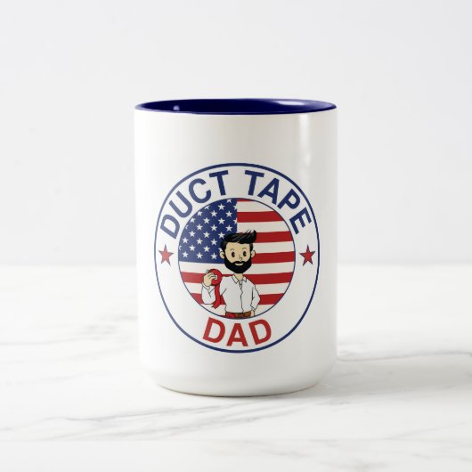 Papa Ruban Adhésif - Mug (Centre)