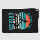 Papa runnen golfhanddoek (Horizontaal)