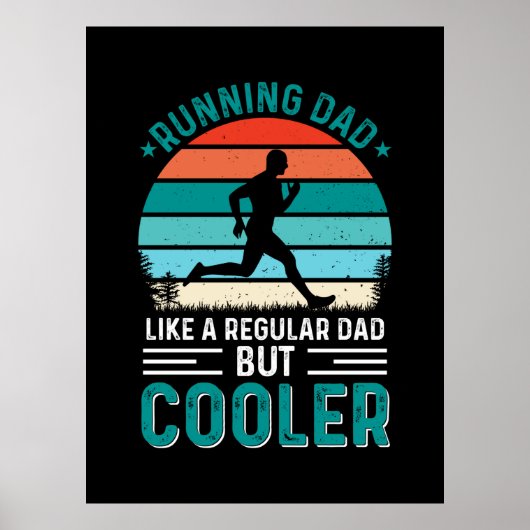 Papa runnen poster (Voorkant)