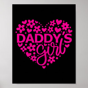 Papa &# s Meisje - Vader &# s Day Idee voor een  Poster