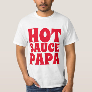 PAPA SAUCE CHAUDE MENS PAPA T-SHIRTS PAPA
