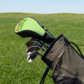 Papa Saurus Dinosaur Lettering Golfheadcover (Insitu)