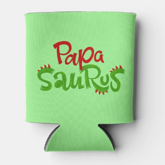Papa Saurus Graphic Blikjeskoeler (Voorkant)