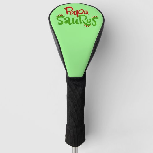 Papa Saurus Graphic Golfheadcover (Voorkant)