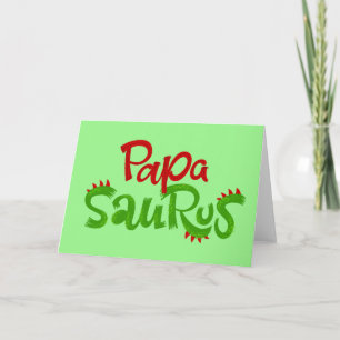 Papa Saurus Graphic Kaart