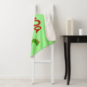 Papa Saurus Graphic Sherpa Deken (In situ)