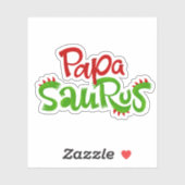 Papa Saurus Graphic Sticker (Vel)