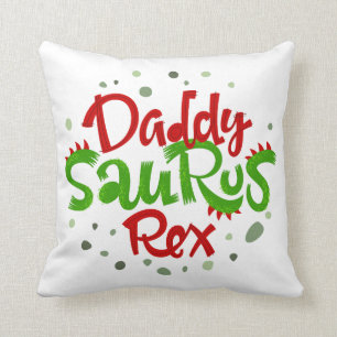 Papa Saurus Rex Illustratie Kussen
