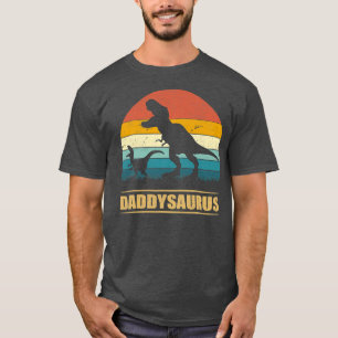 Papa Saurus voor pap T Rex Dinosaur Funny T-shirt