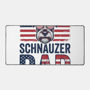 Papa Schnauzer Patriotique Vintage Chien