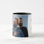 Papa Script hart dankbaar voor elk moment foto Mok (Midden)