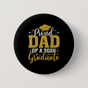 Papa senior 2026 trotse papa van eindexamenklas 20 ronde button 5,7 cm