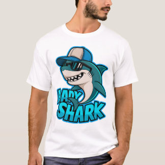 Papa Shark Cool Dad Vibes T-shirt
