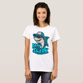 Papa Shark Cool Papa Vibes T-shirt (Devant entier)