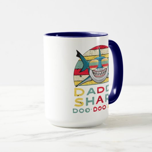 papa Shark "Doo Doo Doo Doo" Mok (Voorkant rechts)