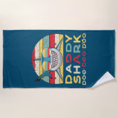 papa Shark "Doo Doo Doo Doo" Strandlaken (Voorkant)