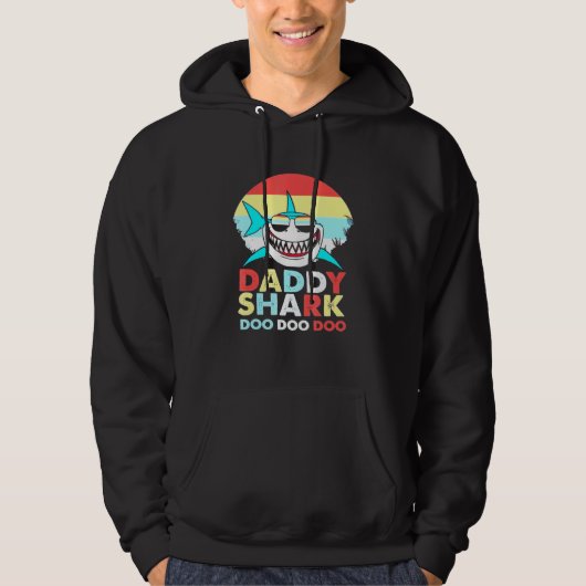 Papa Shark Doo Doo Doo Hoodie (Voorkant)