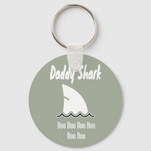 Papa Shark Doo Trendy Cute Song Sleutelhanger