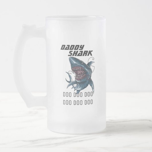 Papa Shark Matglas Bierpul (Links)