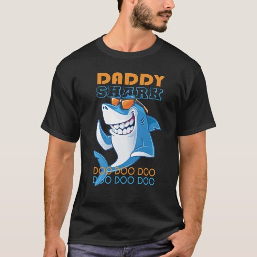Papa Shark T-shirt (Voorkant)