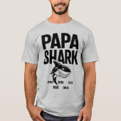 Papa Shark T-Shirt Doo Doo Doo Fête des pères (Devant)