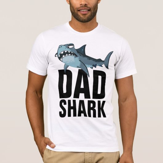 PAPA SHARK T-SHIRTS FUNNY (Devant)