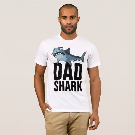 PAPA SHARK T-SHIRTS FUNNY (Devant entier)
