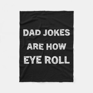 Papa Shirt Papa grappen zijn hoe oogrolcadeau voor Fleece Deken