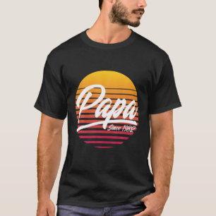 Papa sinds 1982, 39e verjaardag 39 jaar vader t-shirt