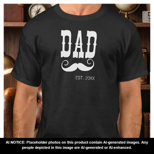 Papa Snorbaard jaar western vintage T-shirt