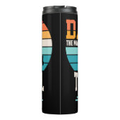 Papa Softbal Legend Graphic Thermosbeker (Achterkant)