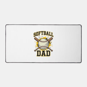 Papa Softball Vintage Université Dessin Bats Crois