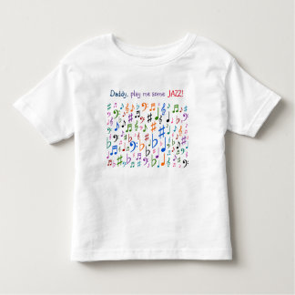 Papa, speel wat JAZZ voor me! Kinder Shirts